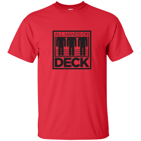 “Know Your Boat” – Deck - Black on Custom Ultra Cotton T-Shirt