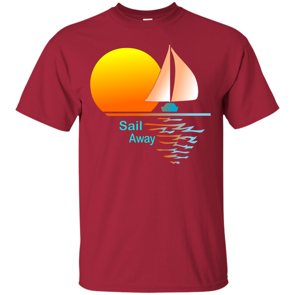 Sail Away on Dark Custom Ultra Cotton T-Shirt